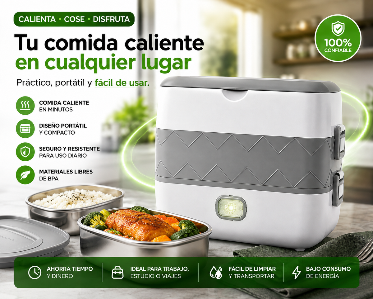 VapoLunch Portacomida Electrica a Vapor
